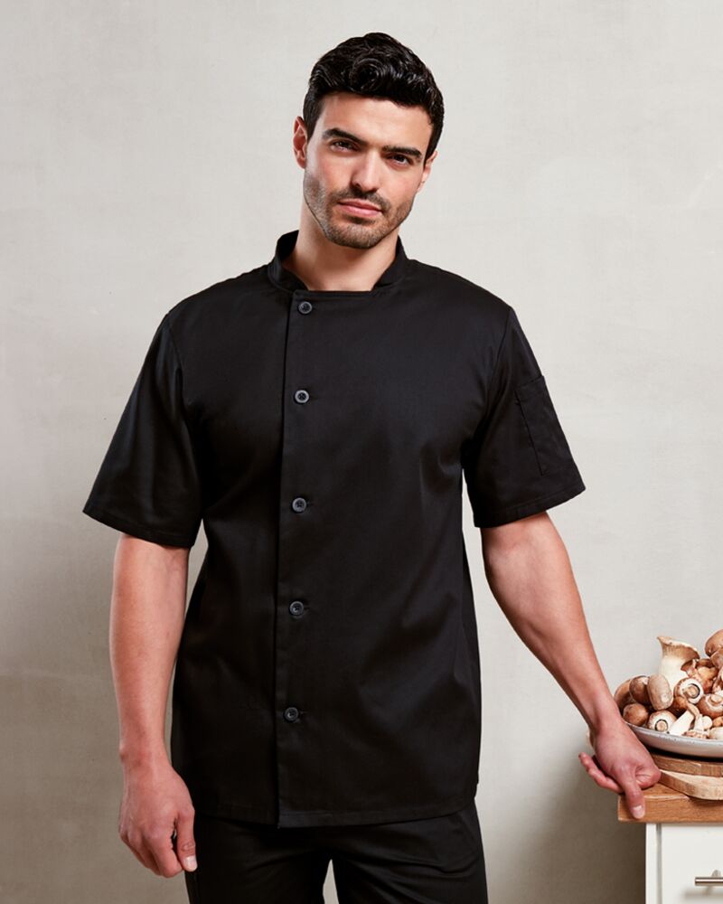 Premier Essential Short Sleeve Chef's Jacket Thumbnail