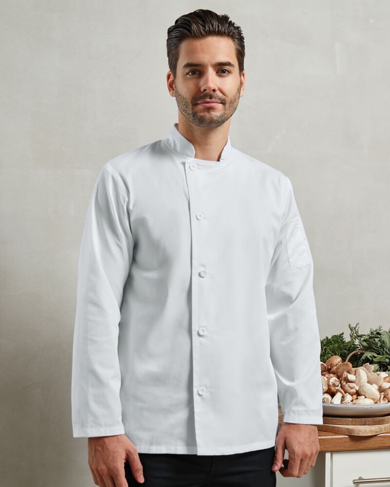 Premier Essential Long Sleeve Chef's Jacket Thumbnail