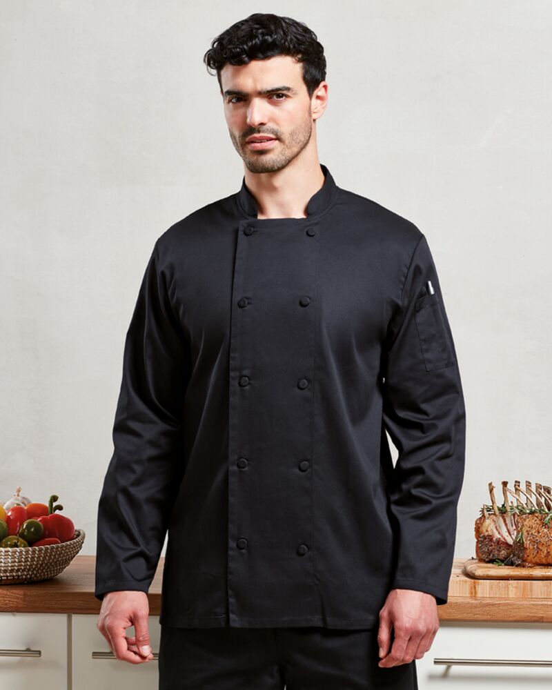 Premier Coolchecker® Long Sleeve Chef's Jacket Thumbnail