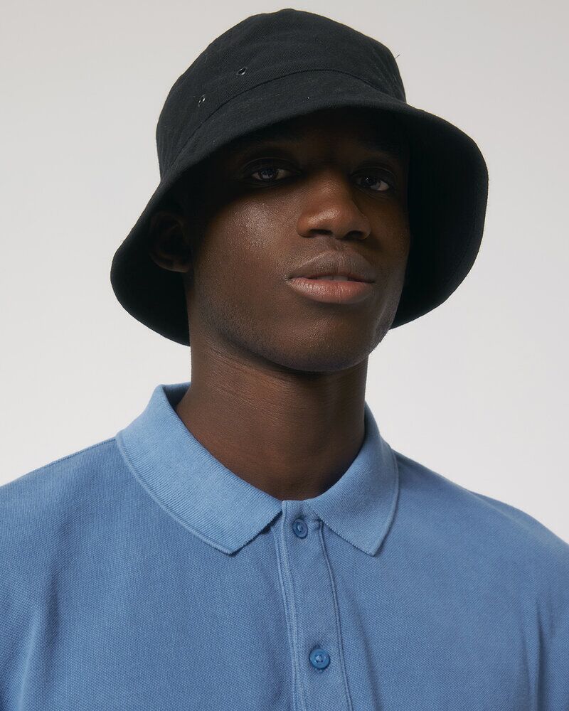 Bucket hat with metal eyelets (STAU893) Thumbnail