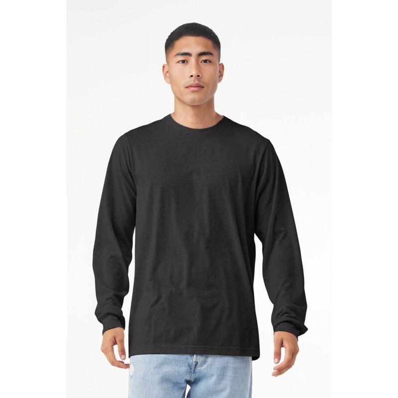 Unisex Heather CVC Jersey Long Sleeve Tee Thumbnail