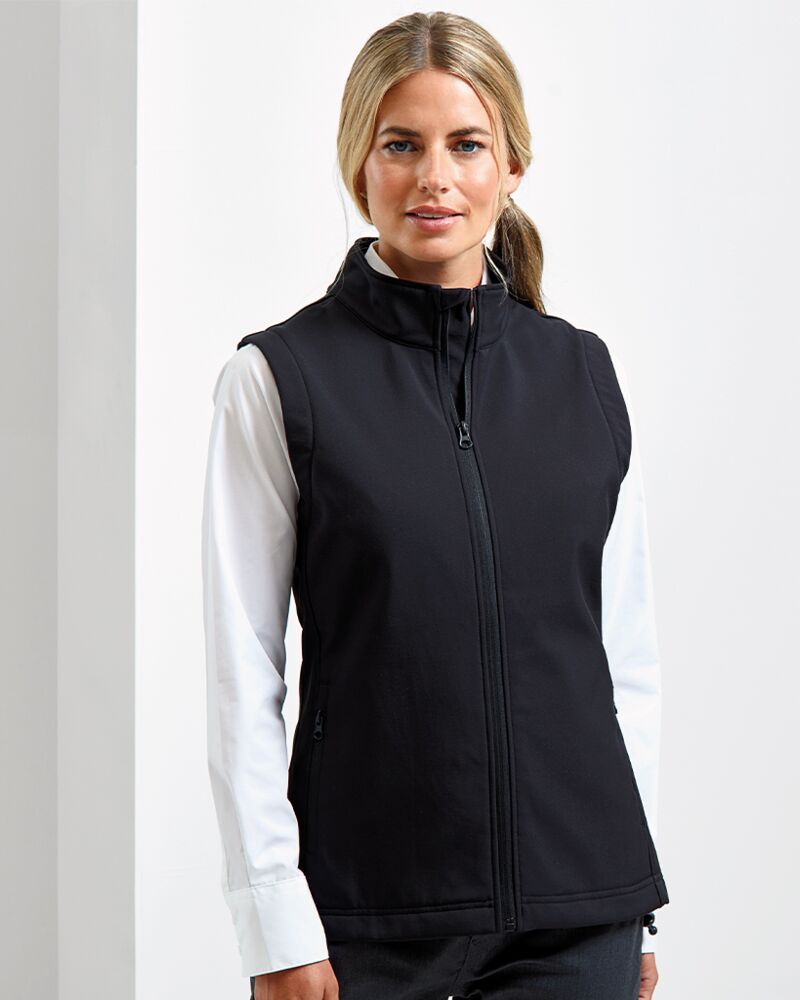 Premier Ladies Windchecker® Recycled Printable Soft Shell Gilet Thumbnail