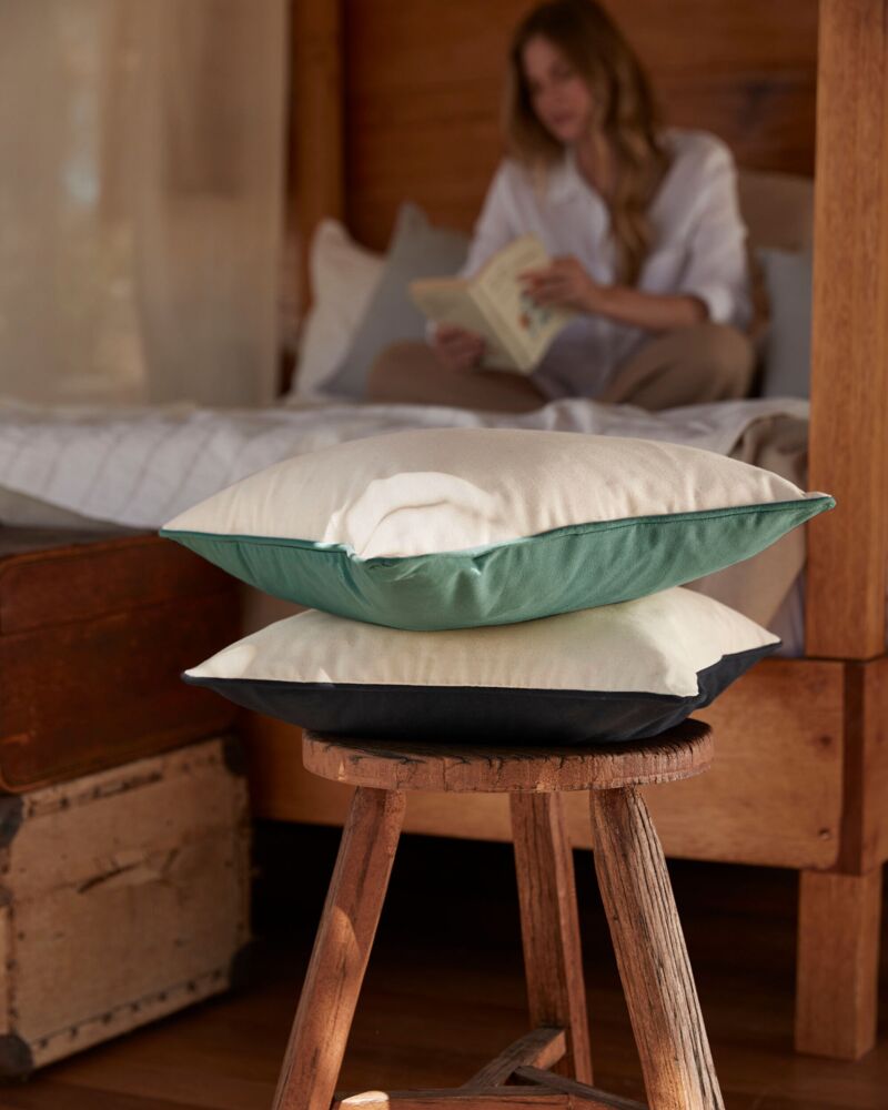 Fairtrade Cotton Piped Cushion Cover Thumbnail