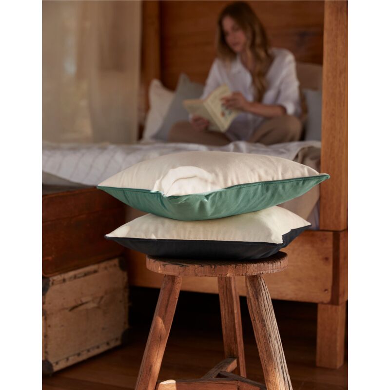 Fairtrade Cotton Piped Cushion Cover Thumbnail