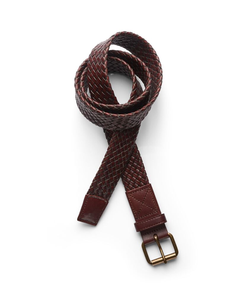 BRAIDED LEATHER BELT Thumbnail