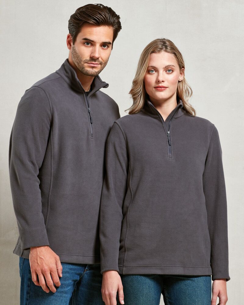 Premier Unisex Recyclight® 1/4 Zip Fleece Thumbnail