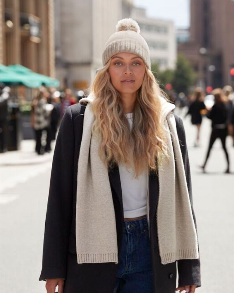 Knitted Scarf & Beanie Gift Set Thumbnail