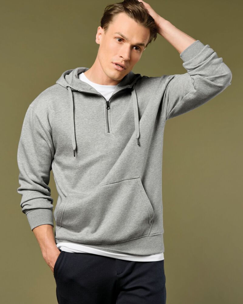 Regular Fit 1/4 Zip Hoodie Thumbnail