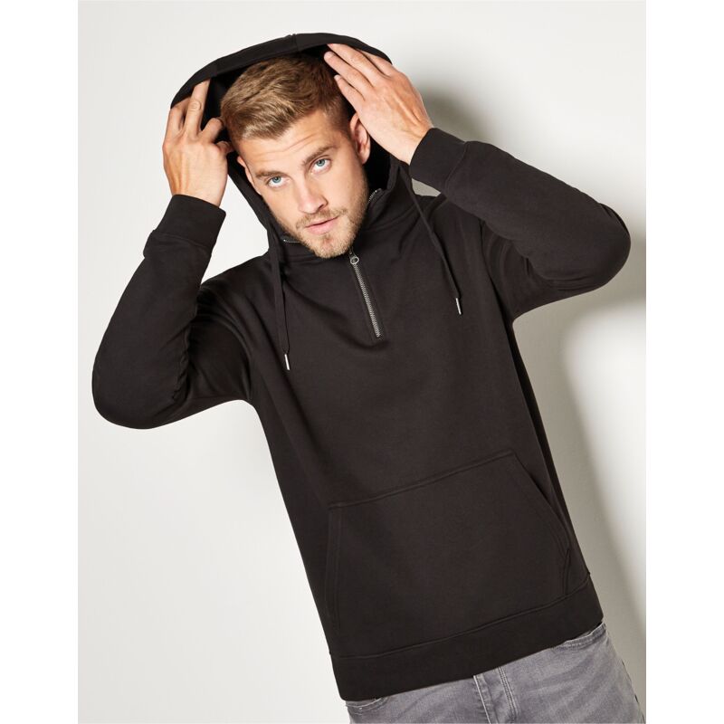 Regular Fit 1/4 Zip Hoodie Thumbnail