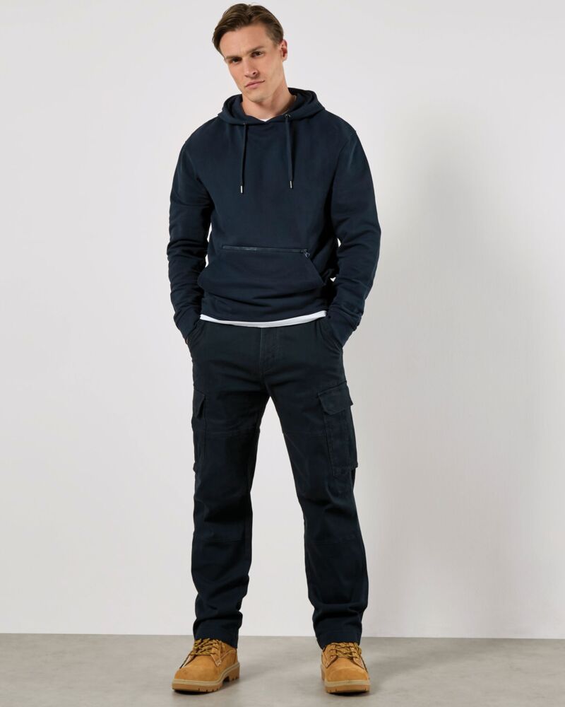 Regular Fit Pique Hoodie Thumbnail