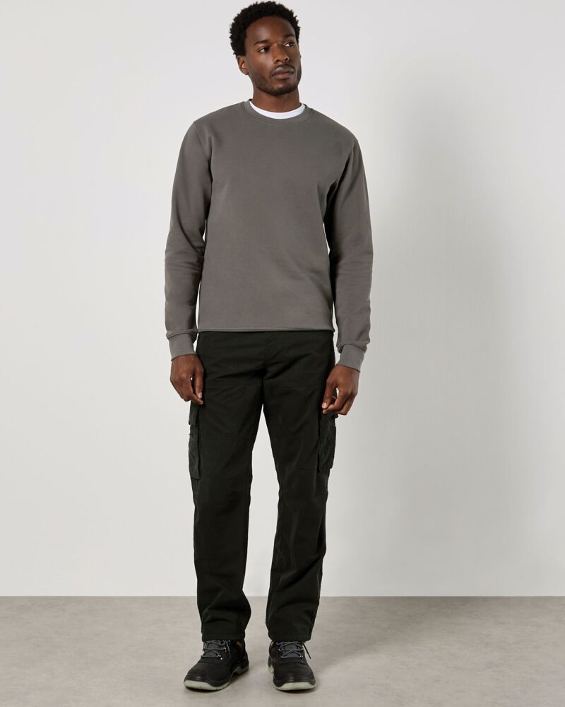 Regular Fit Pique Sweatshirt Thumbnail