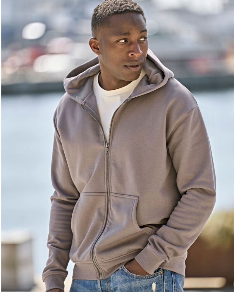 Unlabeled Hooded Full Zip Sweatshirt Thumbnail