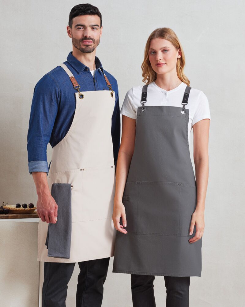 Premier Clip 'n' Clasp Cross Back Bib Apron Thumbnail
