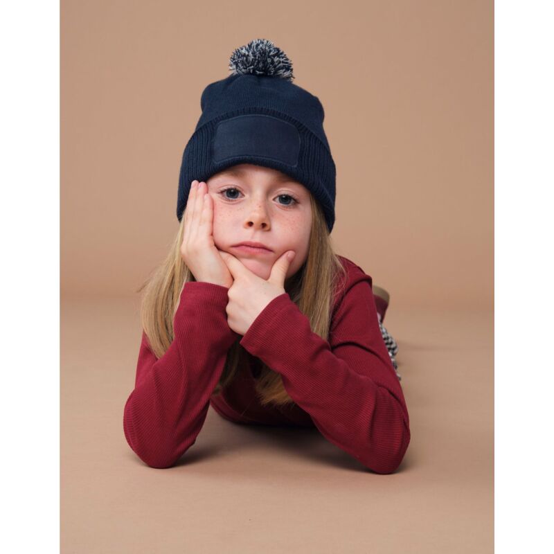 Kids Snowstar Patch Beanie Thumbnail