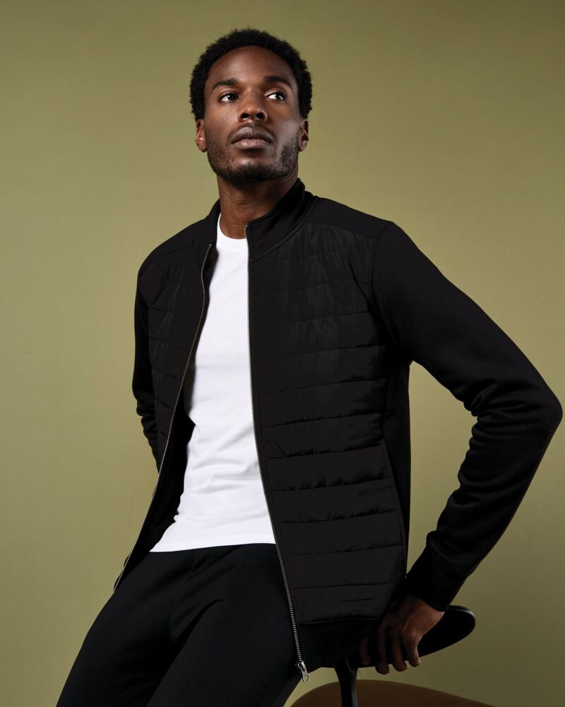 Quilted Full Zip Sweatshirt Thumbnail