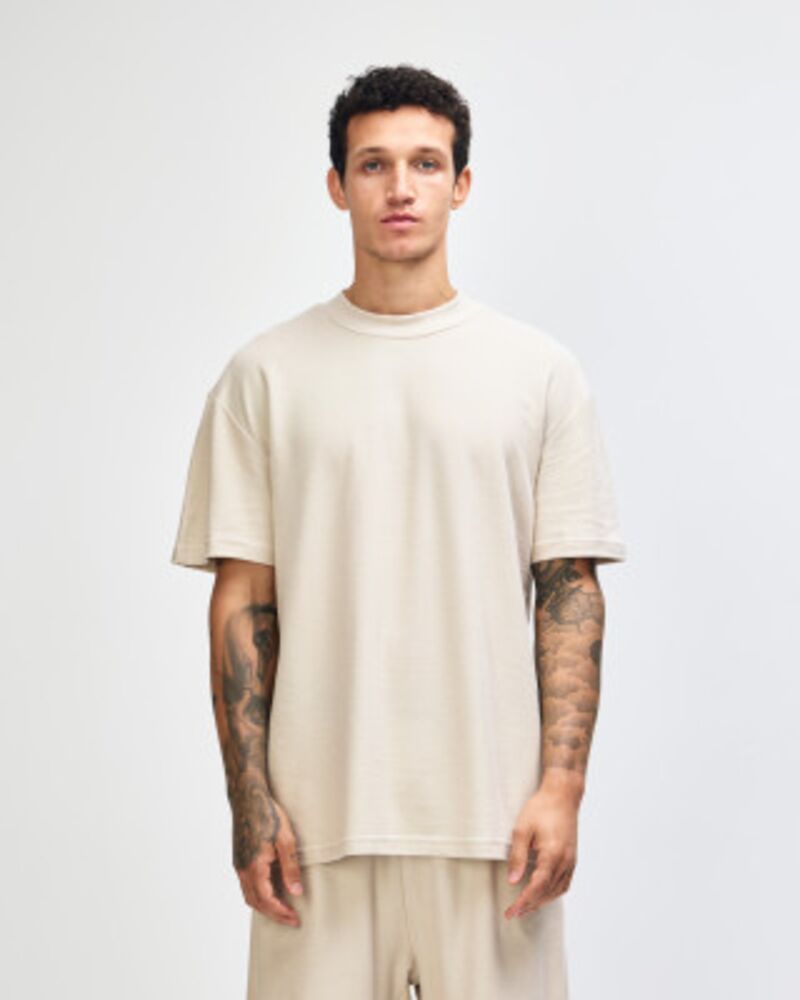 American Apparel Unisex Pique Mockneck T-shirt Thumbnail