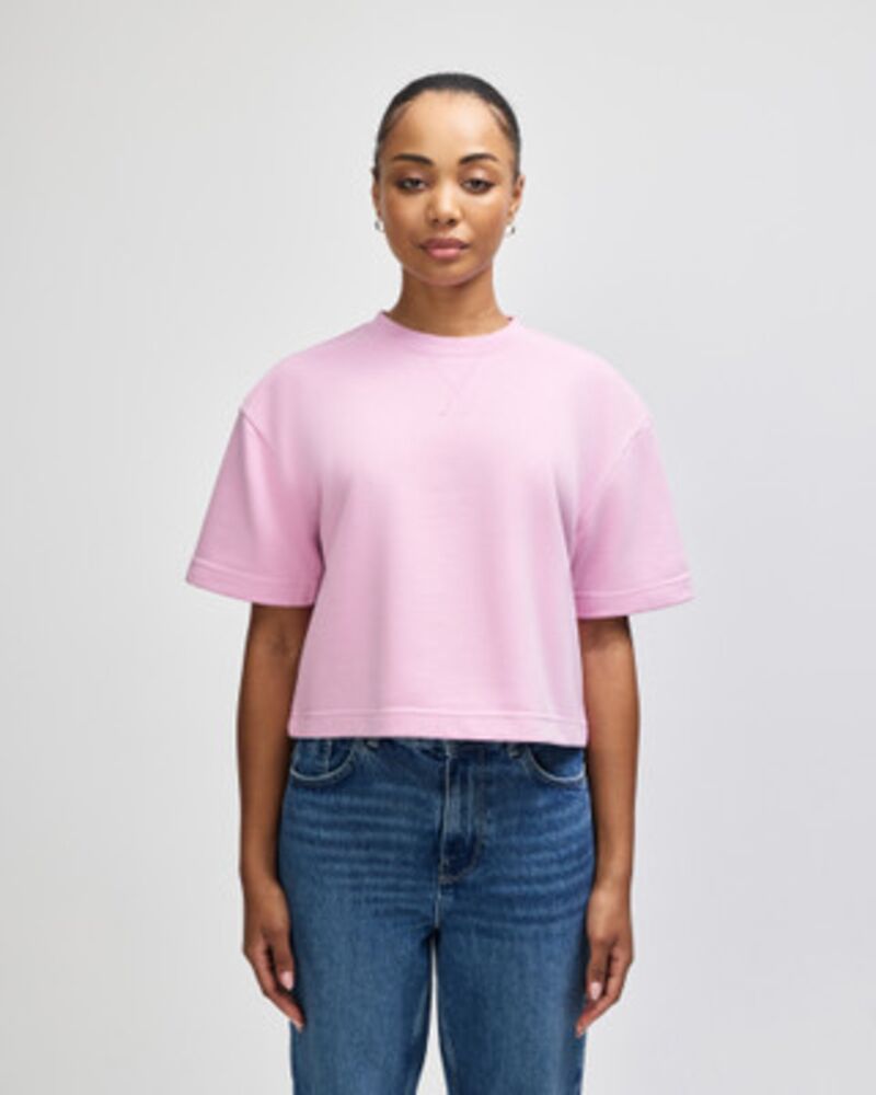 American Apparel French Terry Women's Mid-Length Boxy Top Thumbnail