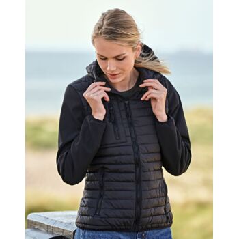 Ladies' Hooded Crossover Jacket Thumbnail