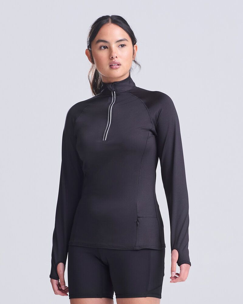 Women's Cool Flex long half-zip top Thumbnail