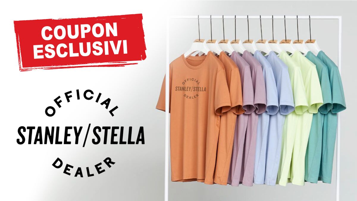 Promo maglie cotone bio personalizzate