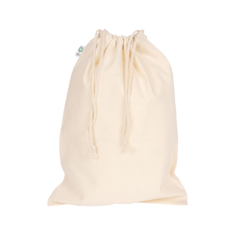 Stuff Bag 20 x 25 cm. Sacca in cotone organico 100% (150 g/m2) con coulisse. Thumbnail