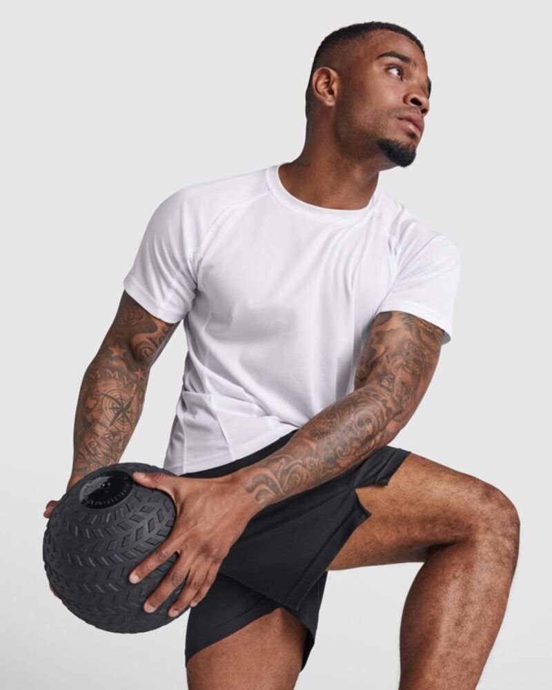 MONTECARLO - T-shirt tecnica con maniche corte a raglan. Thumbnail