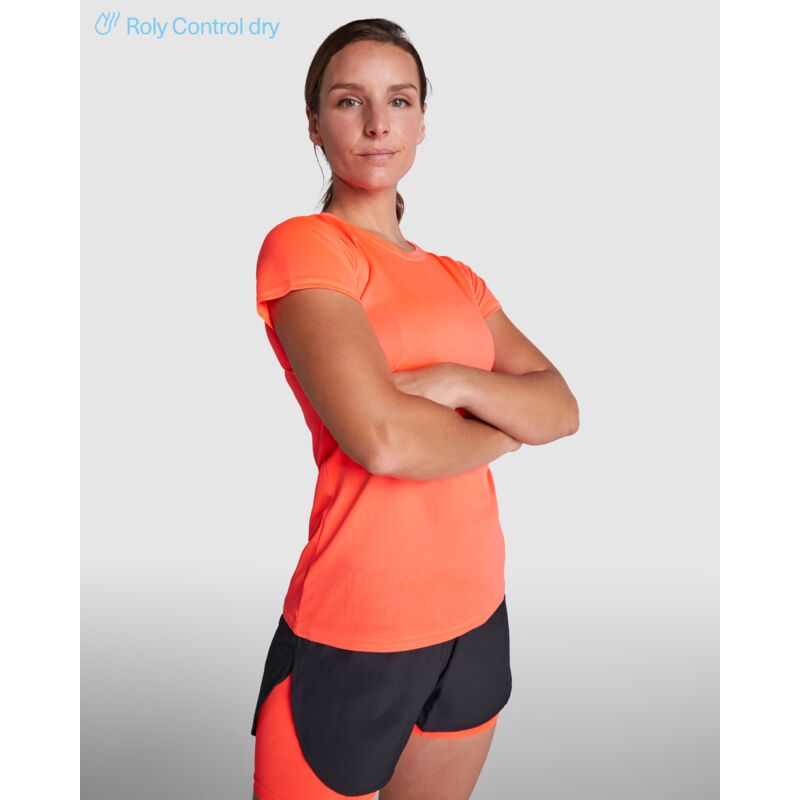 MONTECARLO WOMAN - T-shirt tecnica con maniche corte a raglan. Thumbnail