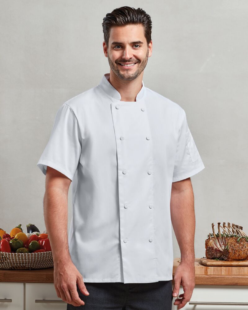 Premier Coolchecker® Short Sleeve Chef's Jacket Thumbnail