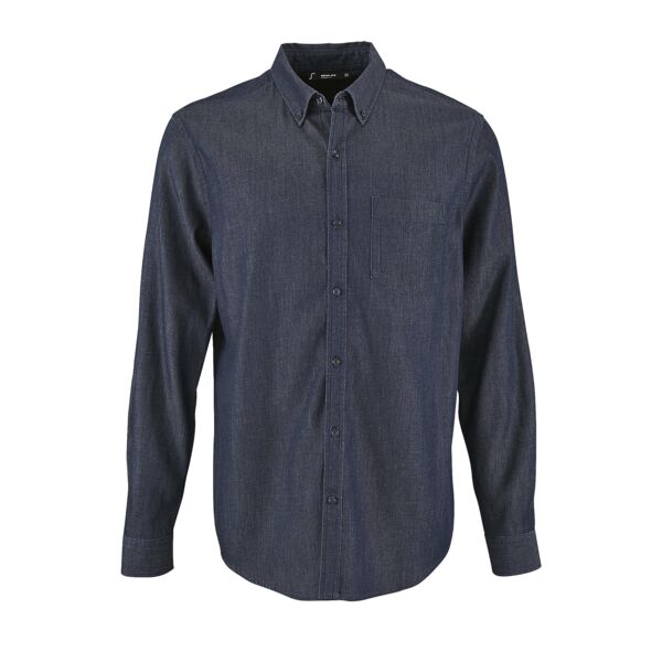 SOL'S BARRY MEN - Camicia Uomo in Denim Thumbnail