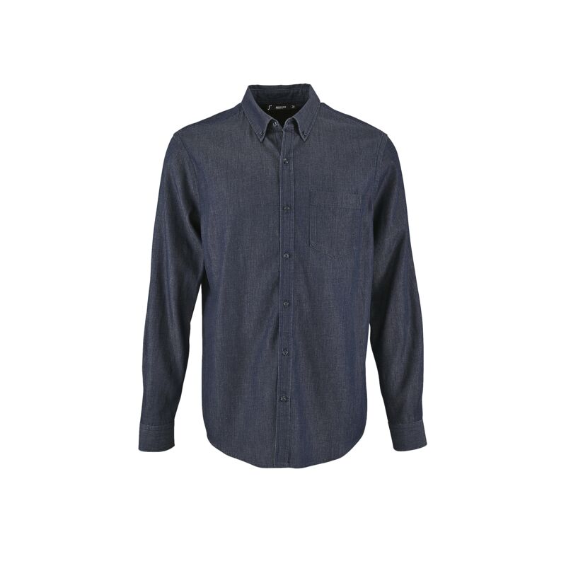 SOL'S BARRY MEN - Camicia Uomo in Denim Thumbnail