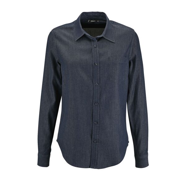 SOL'S BARRY WOMEN - Camicia Donna in Denim Thumbnail
