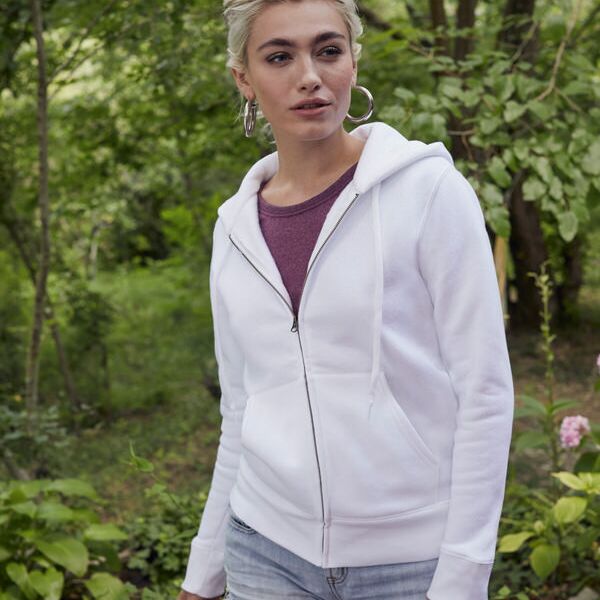 Premium Hooded Sweat Jacket Lady-Fit Thumbnail