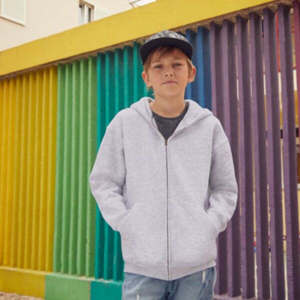 Kids Premium Hooded Sweat Jacket Thumbnail