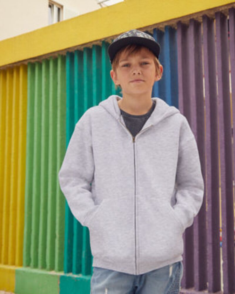 Kids Premium Hooded Sweat Jacket Thumbnail