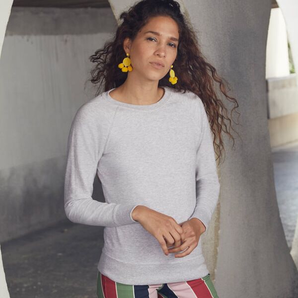 Ladies Lightweight Raglan Sweat Thumbnail