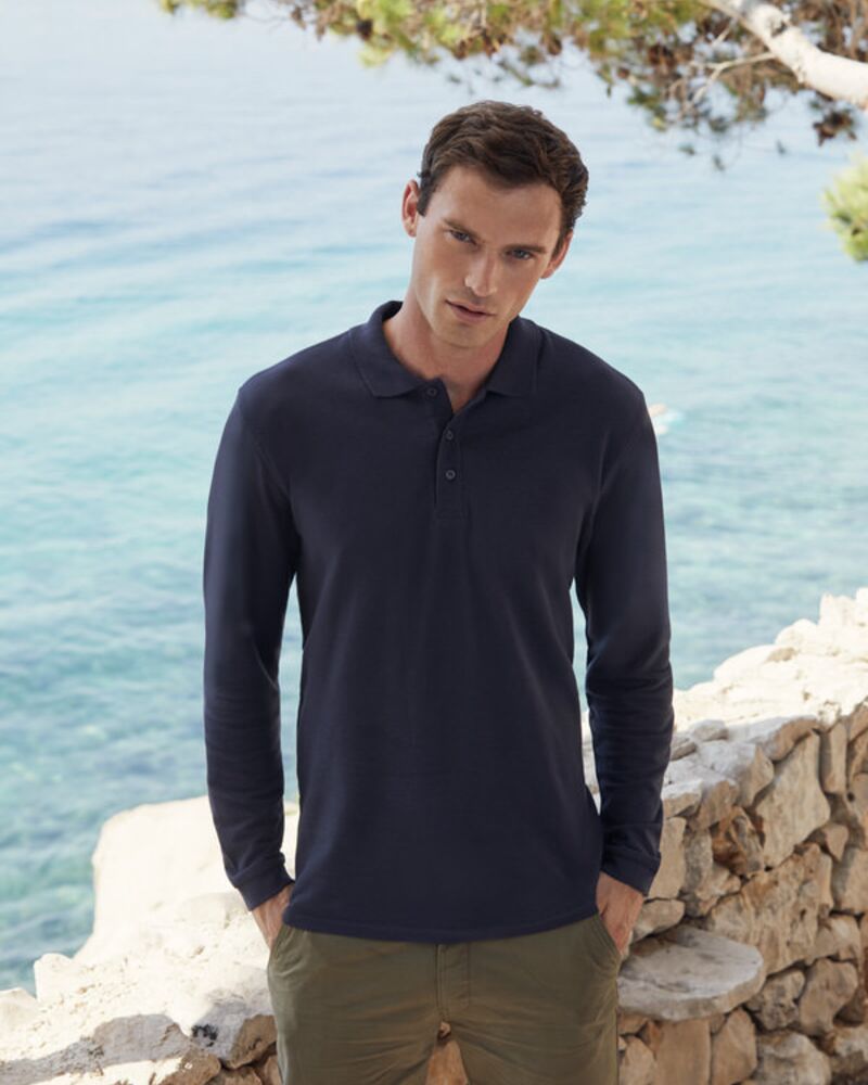 Premium Long Sleeve Polo Thumbnail