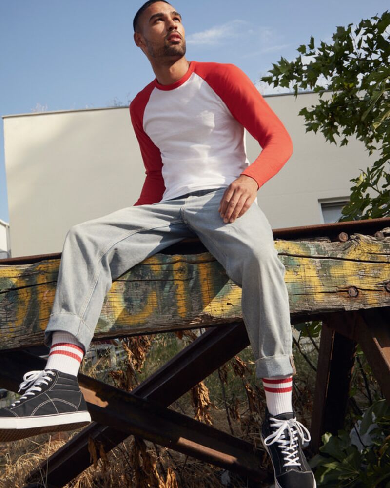 Valueweight Long Sleeve Baseball T Thumbnail