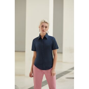 Ladies Oxford Shirt SS Thumbnail