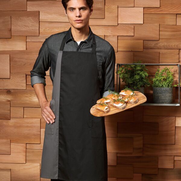 Contrast Bib Apron Thumbnail
