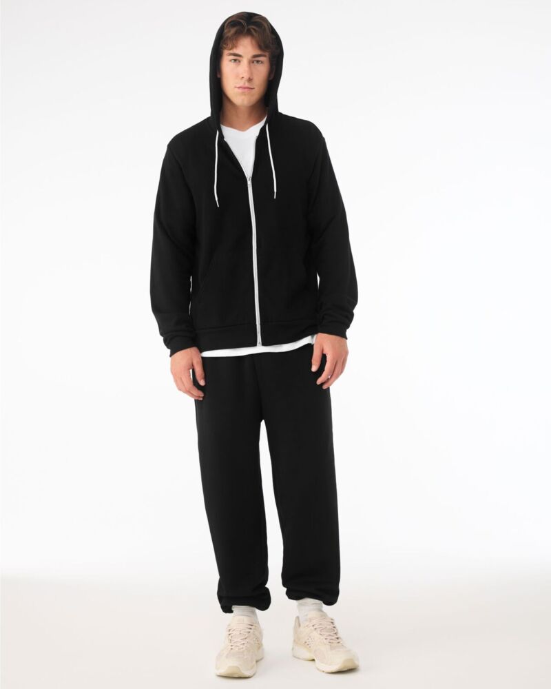 Unisex  Zip-up Polycotton Fleece Hoodie Thumbnail