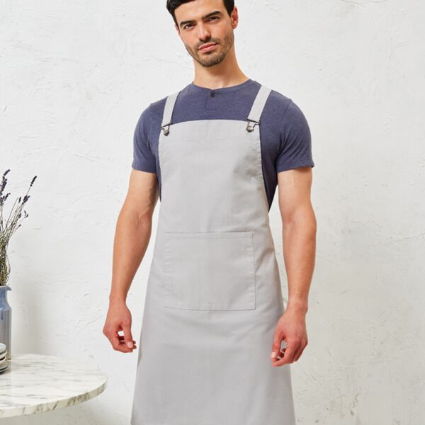 Cross Back Barista Bib Apron Thumbnail