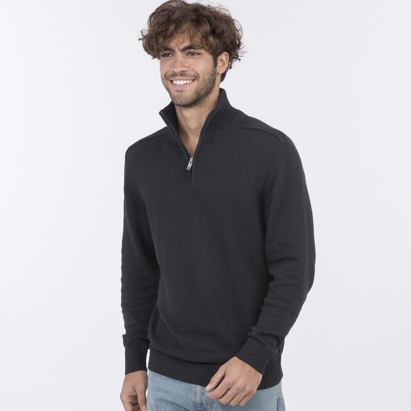 Wakhan ¼ regen zip knit sweater Thumbnail