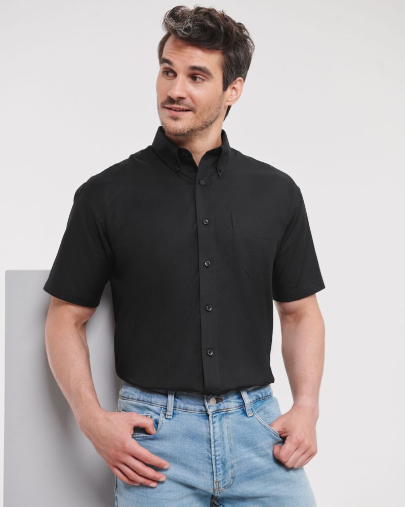 Men's Short Sleeve Easy Care Oxford Shirt Thumbnail