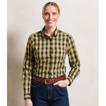 Ladies Mulligan Check Long Sleeve Shirt Thumbnail